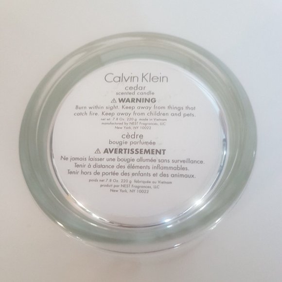 Calvin Klein 4” Whiskey Glass Candle Holder Votive Designer NO CANDLE Ness Frag - Picture 4 of 10